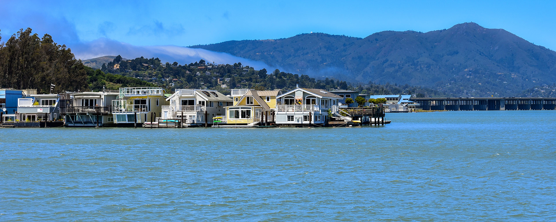 Floating homes in Sausalito